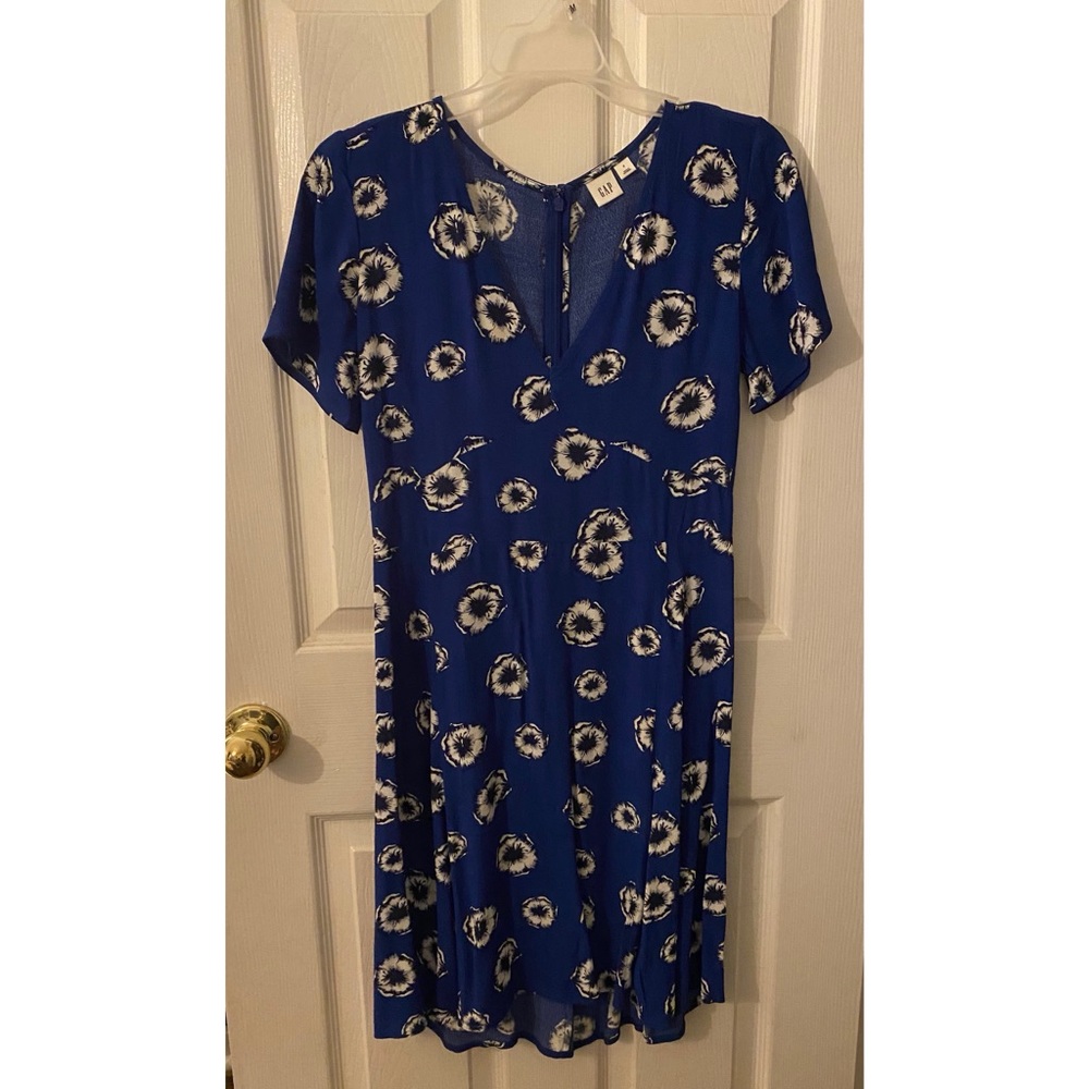 Gap- Blue Floral Dress